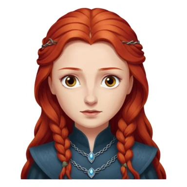 sansa stark

 from Games of throne character face only front face sticker