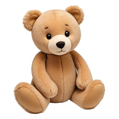 Jellycat bashful bear stuffed animal sticker