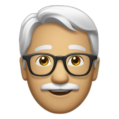 Un lyncornis avec des lunettes sticker