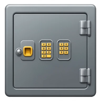 Keypad Safe locker sticker