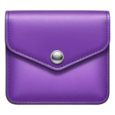 glitter purple wallet sticker