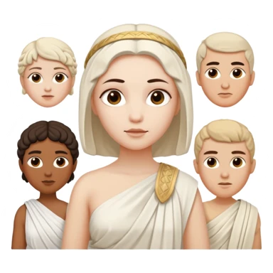 woman white ancient greek people sticker
