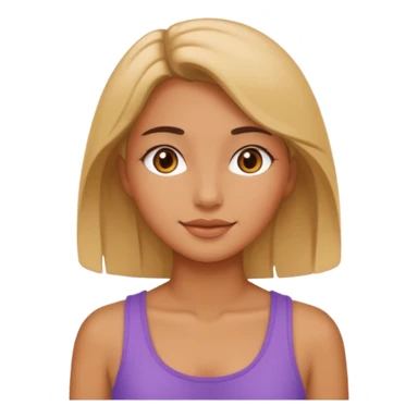 Stikers of girl which is a bit old and is relax sticker