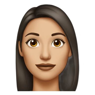 brunette consultant undereye bags sticker