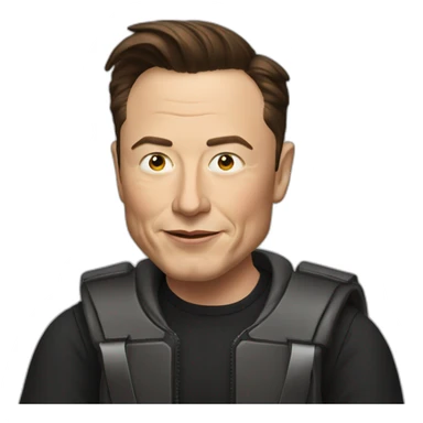 old elon musk in car sticker