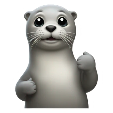 Seal of approval thumb up sticker