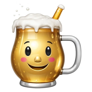 bola de discoteca bebiendo cerveza sticker