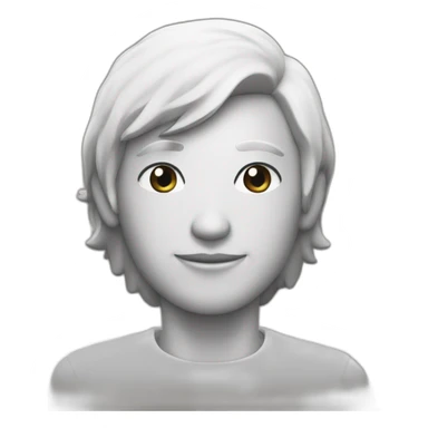 persona poco heterosexual señalando sticker