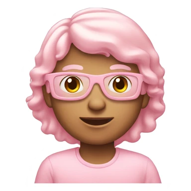 Pastel pink iPhone sticker