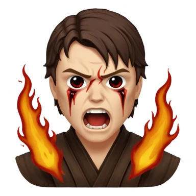 anakin skywalker nightmare scene rots sticker