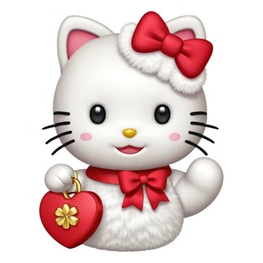hello kitty lucky sticker