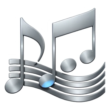 mac os music note metal mute sound sticker