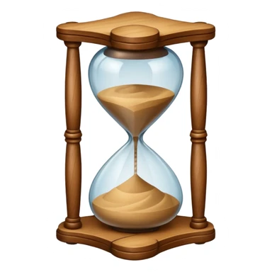 Hourglass sticker