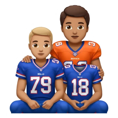 Denver bronco sitting on buffalo bill sticker