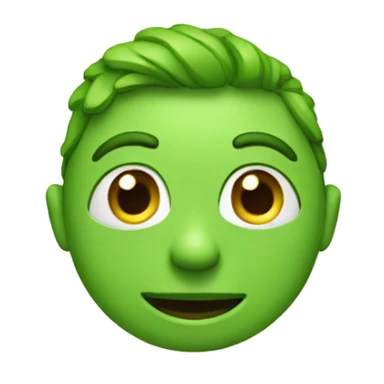 Green people sticker