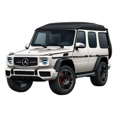 Black Mercedes g63 sticker