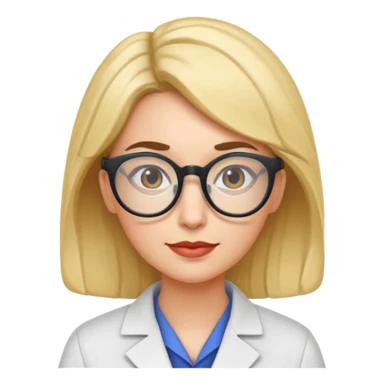 Quirky, cool, independent, and a bit aloof. weird scientist woman like froma backto the future sticker