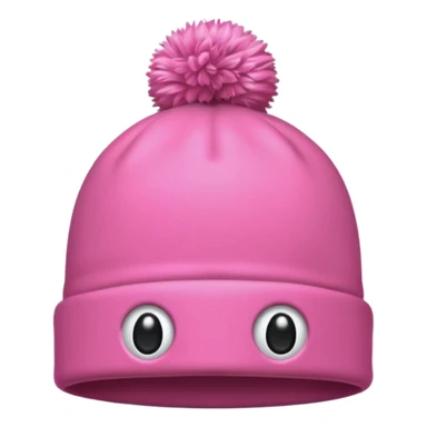 gorro de  egresados color rosa sticker