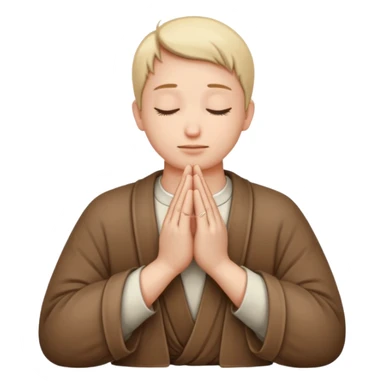 praying hands, Christian theme sticker