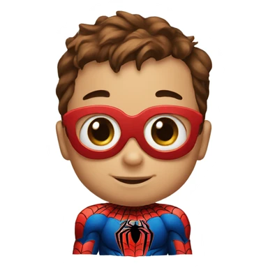 AI generated baby spider man   sticker