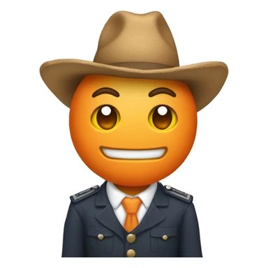 naranja  haciendo like, con el lema UNIDOS Y FORTALECIDOS POR HISTORIA sticker