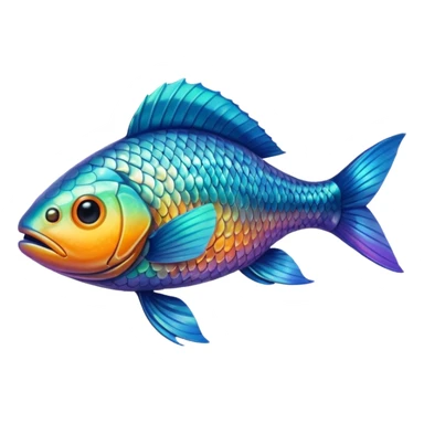 High resolution of   realistic full body fish without distorted , no extra hybrid sticker