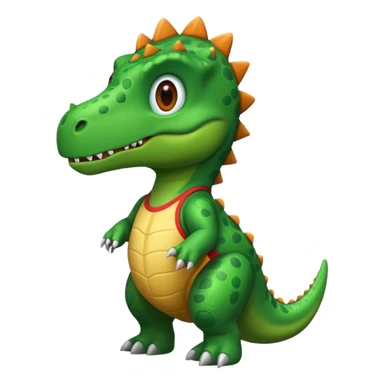 Dino wearing jersey sticker