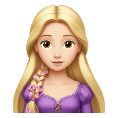 Rapunzel grimm brothers sticker