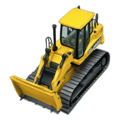 Komatsu excavator sticker