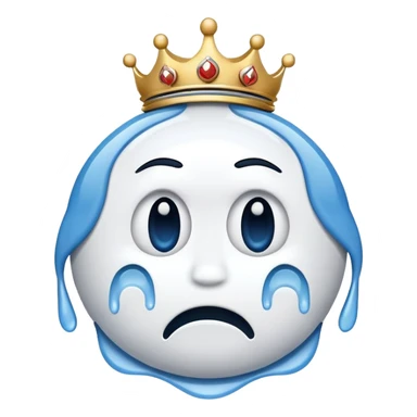 real madrid logo with crying emjoi sticker