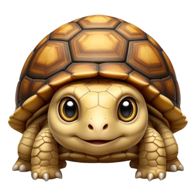 cinematic-baby tortoise-realistic--emoji,,-cute-wise-face-peering-ahead-with-calm-determination,-cute large-eyes-reflecting-centuries of wisdom, sticker
