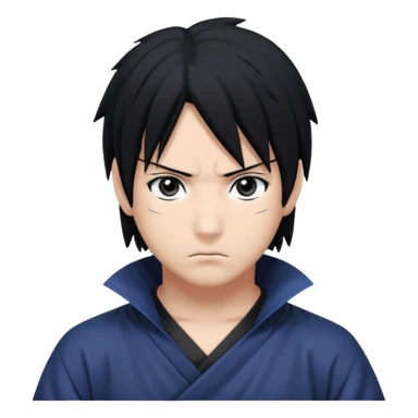 sasuke uchiha anime charther sticker