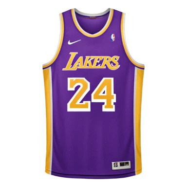 los angeles lakers jersey sticker