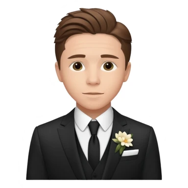 brooklyn beckham at wedding sticker