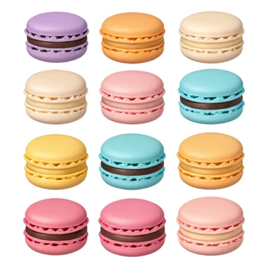 Macarons sticker