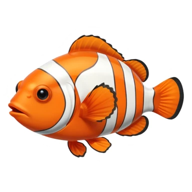Clown fish in the aquarium sticker