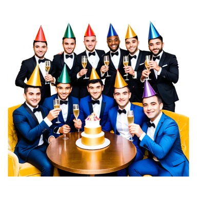 Tefi, Lewis Howes, Gary Vee, Tristan Tate, Tai Lopez, Josh King Madrid, Alex Hormozi, Iman Gadzhi, Branden Condy, Patrick Bet-David, Luke Belmar, Cardone, Shelby Sapp, Leila Hormozi, Tefi Valenzuela, business, Russell Brunson, partners, marketing, event , emoji, sales, money, mentor, party, emoji sticker