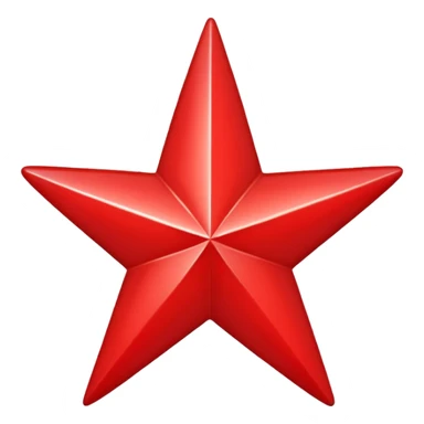 red christmas star sticker