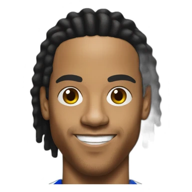 ronaldinho realistic footnall player sticker