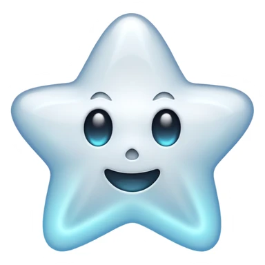 ghost star white sticker