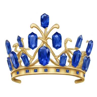 curonne avec plusieurs sapphire sticker