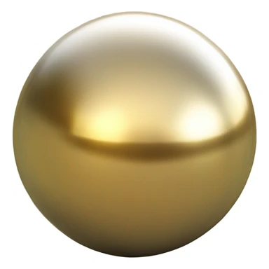 Gold petanque ball sticker