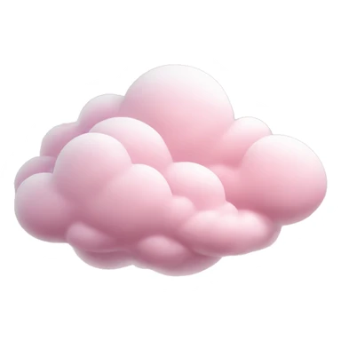 Light Pink clouds from private jet window sticker