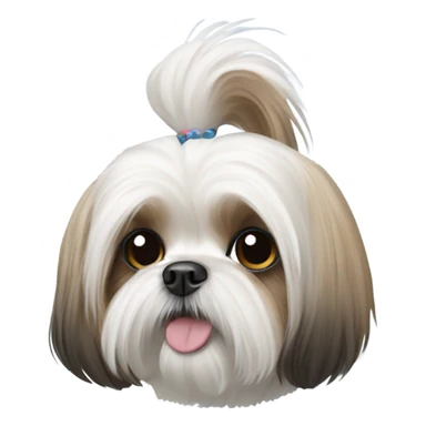 Maltese shih tzu sticker