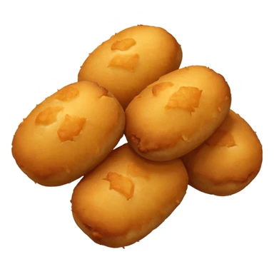4 4 potato croquettes fried sticker