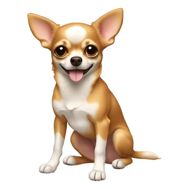 Perro chihuahua color canela sticker