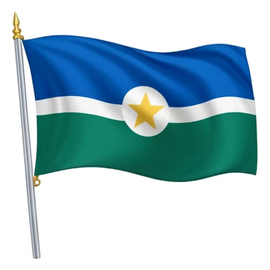 Crie um emoji da bandeira do estado do Paraná que fica no Pais Brasil sticker