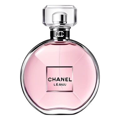 Chanel eau tendre, round bottle sticker