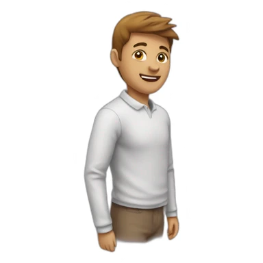 main en forme de coeur sticker