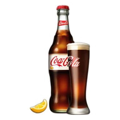 fernet branca with coca-cola big glass sticker